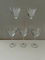 5 Glass Martini Glassware