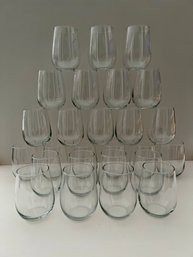 26-Libbey Stemless Wine Glassware