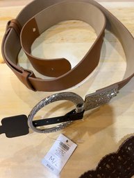 Belts: 2 Brown Chico M/L And J Jill L