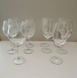 10- 2 Different Size Glass Wine Goblets