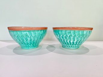 2-Fioriware And Jardinware Mixing Bowls