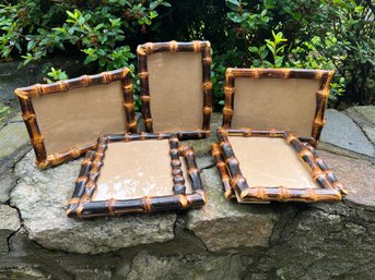 7- 5x6 Bamboo Picture Frames