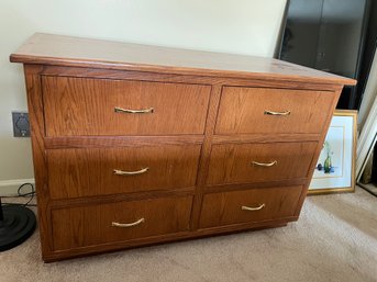 6 Draw Oak Chest