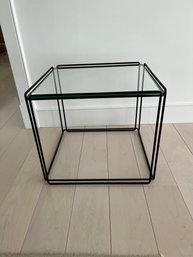 Max Sauze Isosceles Metal And Glass Side Table