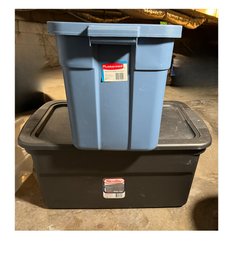 Rubbermaid Storage Box 18 US Gallons And Sterilite 122 Qt/115 L