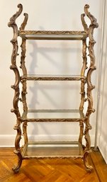 Italian Gilt 4 Shelf Etagere