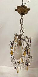 Vintage Murano One Light Chandelier