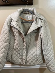 Calvin Klein XL Silver Jacket Without Hood