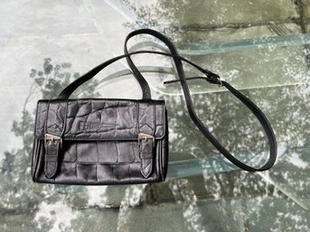 Vintage Fendissime Black Leather Bag