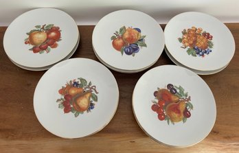 11-Bareuther Waldsassen Bavaria Germany Fruit Plates