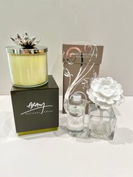 Michael Aram Candle, And Jardin De Rochelle Defuser