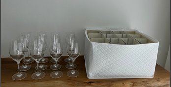 12 Wine Glasses With Case (1)