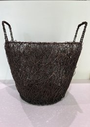 Metal Woven Basket