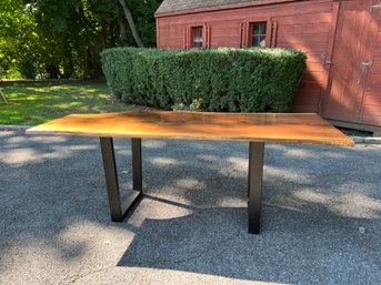 Black Walnut Live Edge Wood Table