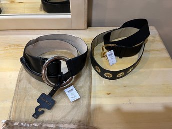 Belts: Black New M/L And L Chinos And Carmela