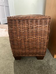 Wicker End Table