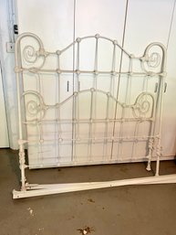 White Wrought Iron Bed Frame