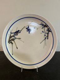 Signed Blue Bird Pottery Platter
