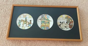 Japanese Ceramic Plates Framed