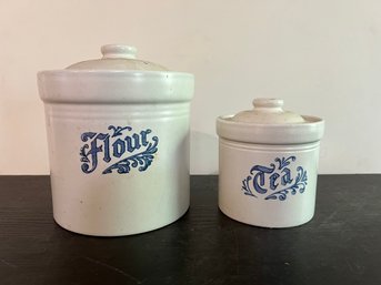 Pfaltzgraff Flour And Tea Container