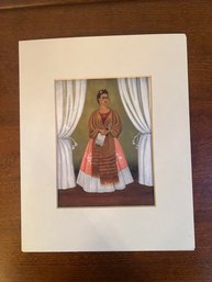 Frida Kahlo Self Portrait Dedicated To Leon Trotsky Oil On Board Unframed