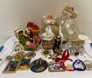Vintage Christmas Ornaments And Angels
