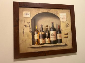 Country Kitchen Wine Print