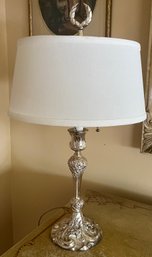 Silver Plate 2-way Lamp