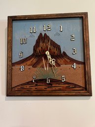 Monument Valley Sand Battery Operated Clock