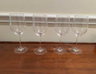 4 Wine Glasses Marked JR (vintage Riedel)