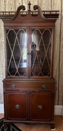 Vintage Solid Wood China Cabinet