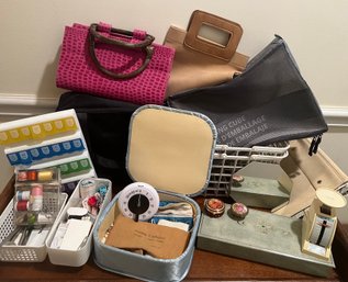 Travel Lot: Packing Cube, Baskets, Medicine Organizer, Pocketbooks, Ciara Solid Perfume And More