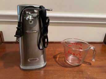 Cuisinart Can Opener And 1 Cup Measuring Cup