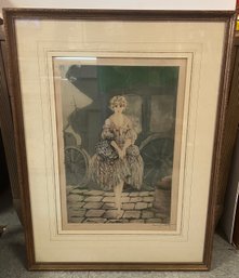 Louis Icart 'Manon' Signed Etching