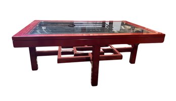 Kendall Chippendale Style Red Coffee Table