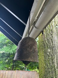 Mid Century Pottery Bell (brown)