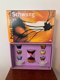 Peter Roesch Schwung Illy Signed Espresso Art Cups