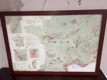 2013 Delong Company Wine Map Of France