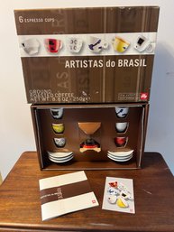 Artistas Do Brasil Illy Signed Espresso Artist Cups