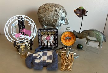 Funky Elephants: Piggy Bank, Hanging Elephants, Purses, And More