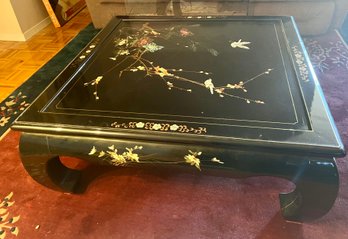 Lacquer Hand Painted Chinese Coffee Table