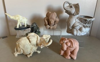 6- Mostly Pottery Elephants