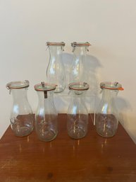 6 Wecks Salad Dressing Jars