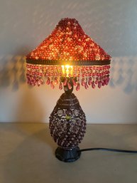 Beaded Bohemian Lamp