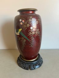 Japanese Hand Painted Vase