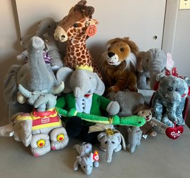 Stuffed Animals: Baber, Playskool Elephant, Giraffes And More