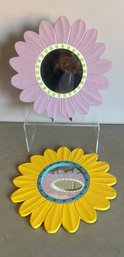 2- Home Interiors Kids Daisy Mirrors