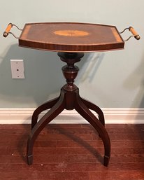 Vintage WEIMAN ANTIQUE HEIRLOOM Tray End Table Unique