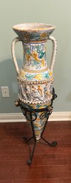 Antique Romano Caltagirone Vase