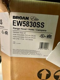 Broan Elite Range Hood 30 EW583OSS